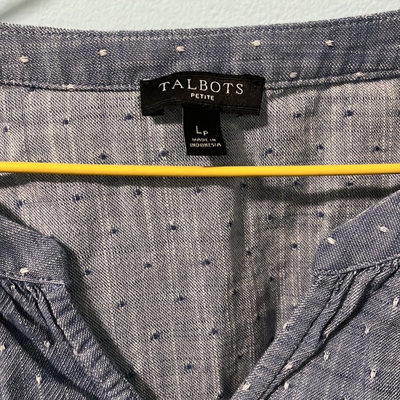 Talbots Petite Tunic Long Sleeved Shirt size l - Picture 4 of 6